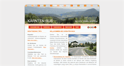 Desktop Screenshot of kaerntenbus.com