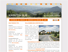 Tablet Screenshot of kaerntenbus.com
